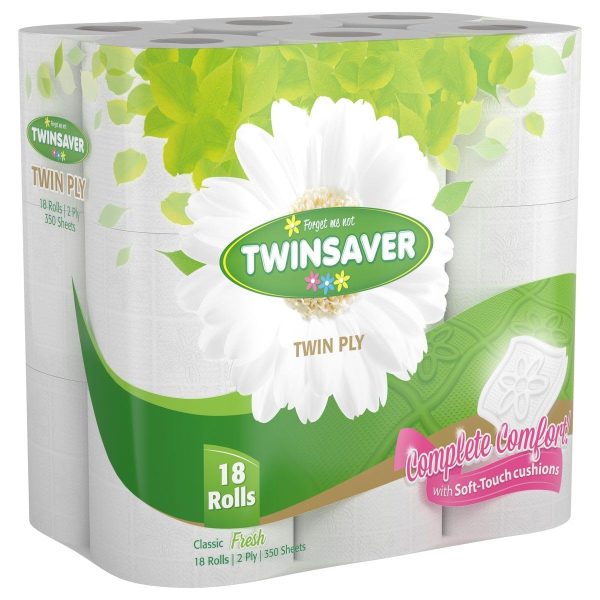 Twinsaver 2 Ply Toilet Paper 18's
